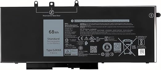 Dell 68Wh 4-Cell Battery for Latitude 5280