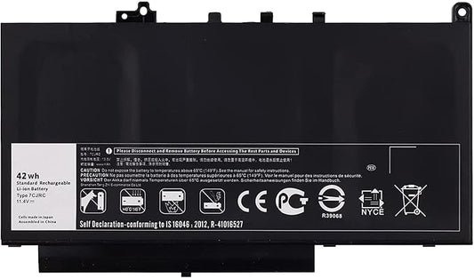 7CJRC 42Wh Dell Laptop Battery for E7270 E7470