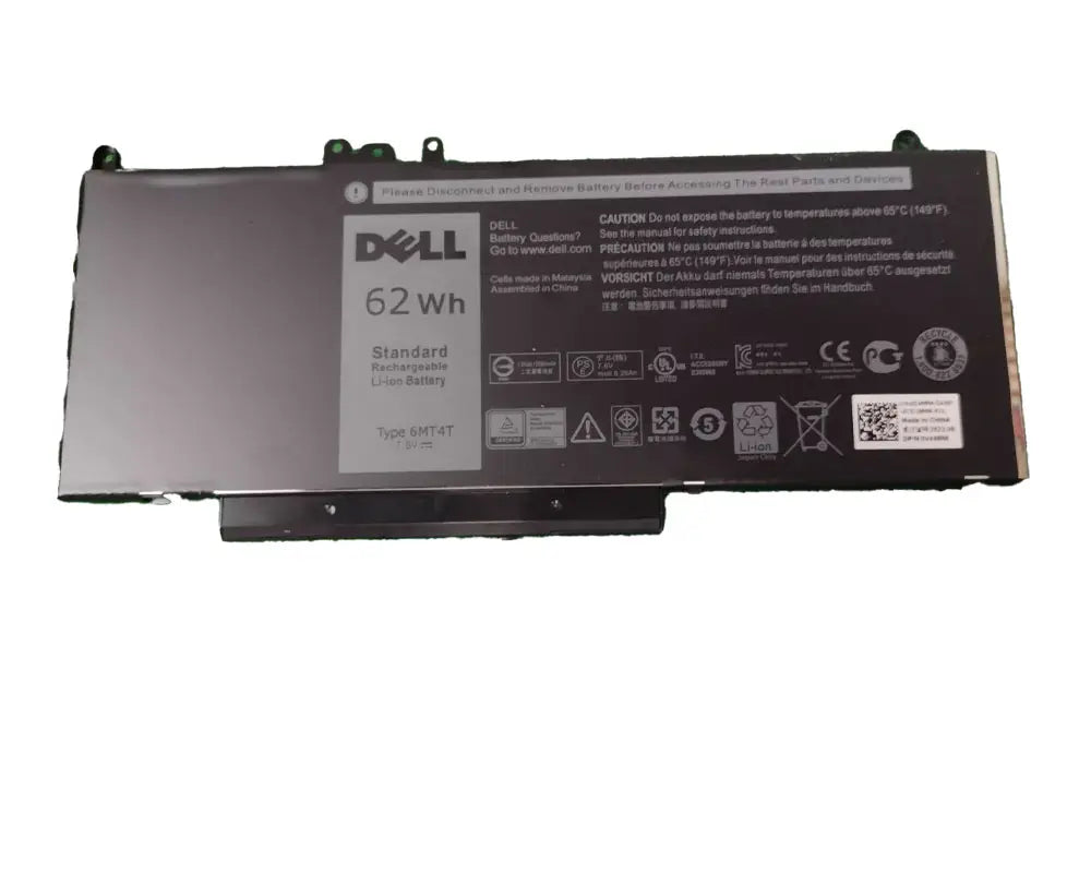 62WH 6MT4T Laptop Original Battery