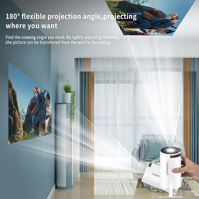 40"-130" Smart Mini Projector