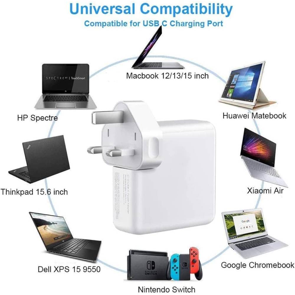 96W USB-C Fast Charger for MacBook