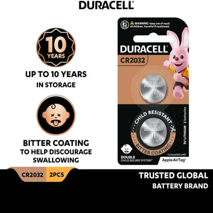 Duracell CR2032 10 Years