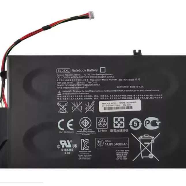 EL04XL 52Wh Battery for HP Envy 4-1155LA