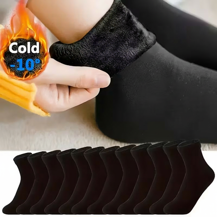 Warm Mid-Calf Boot Socks – Soft, Breathable, Elastic Cold-Weather Wear