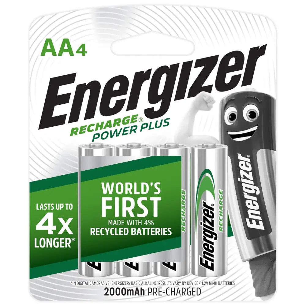 Energizer Rechargeable Batteries AA Pack of 4