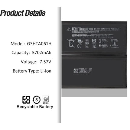 G3HTA061H laptop battery