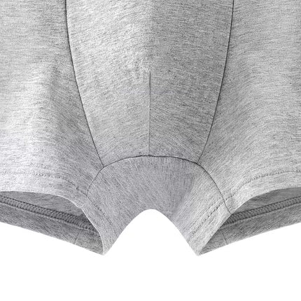 JEANSWEST Men’s Solid Color Cotton Boxer Briefs – Simple & Stylish
