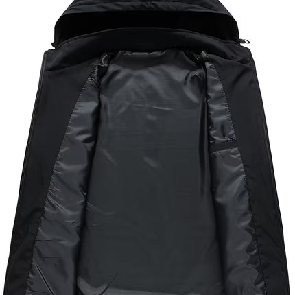 Men’s Windproof Hooded Jacket – Detachable Hood, Durable Outdoor Wear