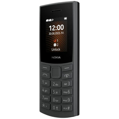 Nokia 105 4G DS Black – Long Battery, Dual SIM