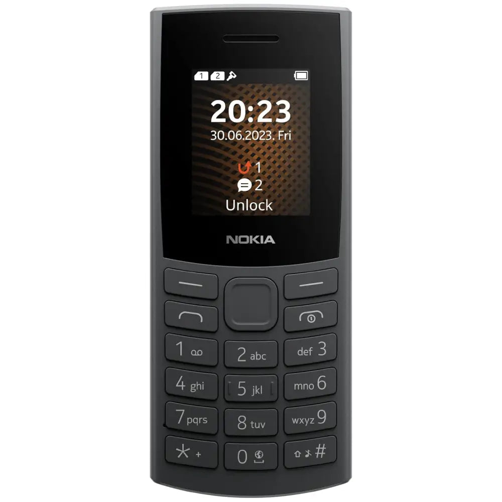 Nokia 105 4G DS Black – Long Battery, Dual SIM