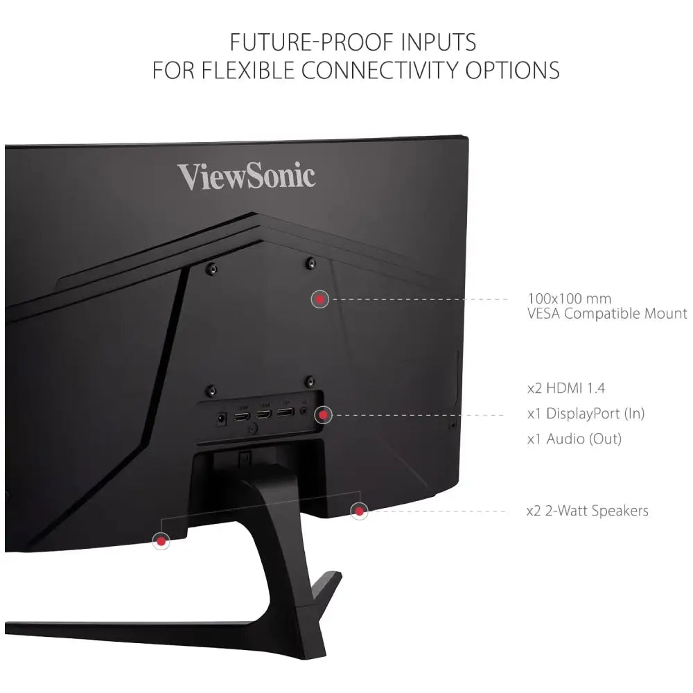 ViewSonic 24" Curved 1080p 165Hz Gaming Monitor