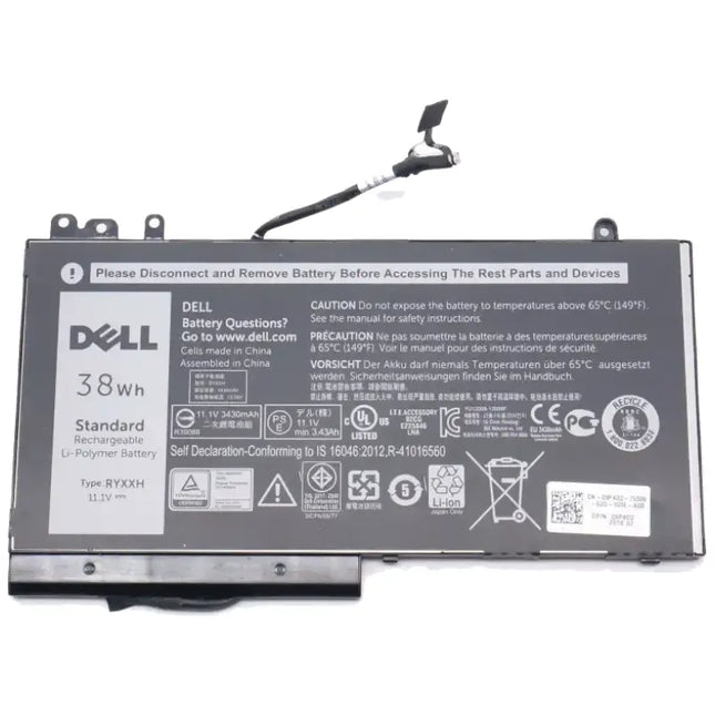 RYXXH Dell Battery