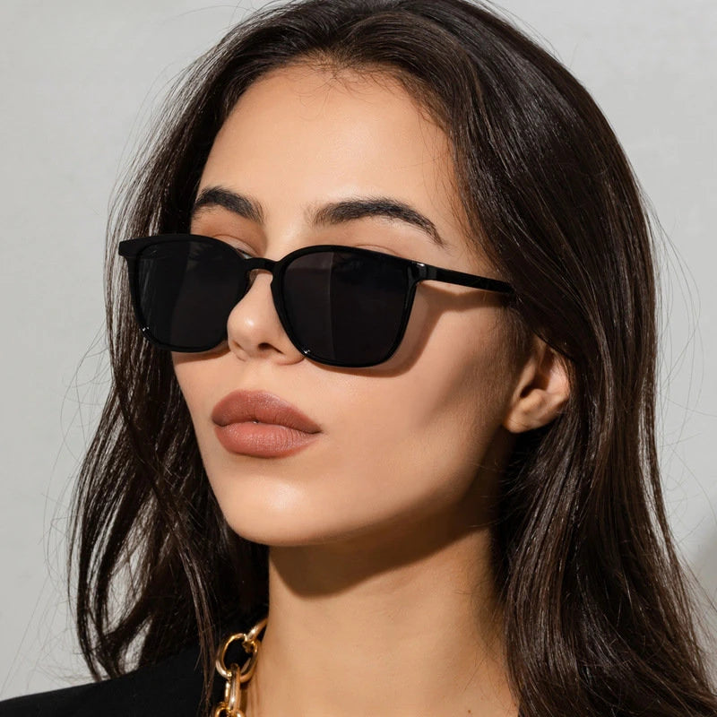 Fashion Vintage Square Sunglasses for Women Brand Designer Luxury Mirror Sun Glasses Retro Female Shades Zonnebril Dames UV400 