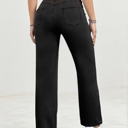 Women’s High-Waisted Skinny Jeans – Stretch, Tapered Leg, All-Season