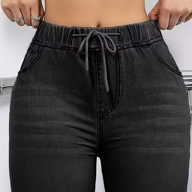 Women’s High-Waisted Skinny Jeans – Stretch, Tapered Leg, All-Season