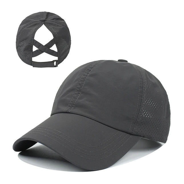 Summer Solid Color Baseball Caps Grey