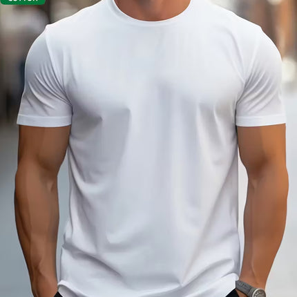 Short Sleeve Breathable Casual T-shirts for Daily Wear