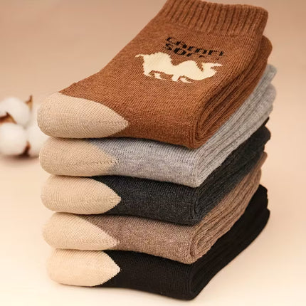 1 Pair Unisex Thermal Winter Stylish Socks – Warm, Cozy, Cold Weather Gear