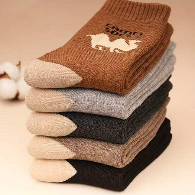 1 Pair Unisex Thermal Winter Stylish Socks – Warm, Cozy, Cold Weather Gear